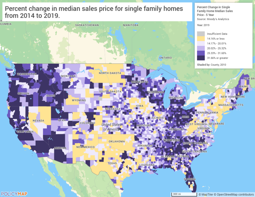 Dig Deeper into Housing Market Trends using Home Sale data from Moody's
