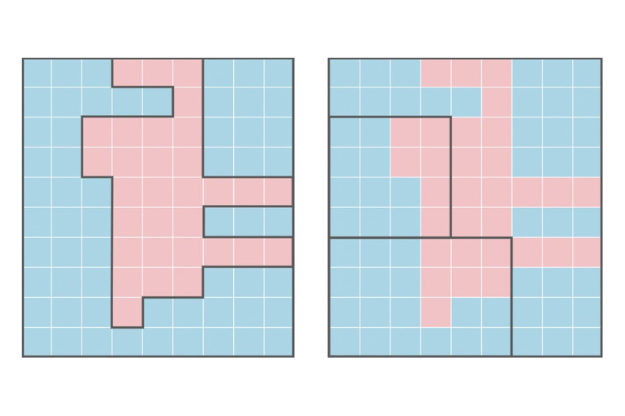 Gerrymandering grid